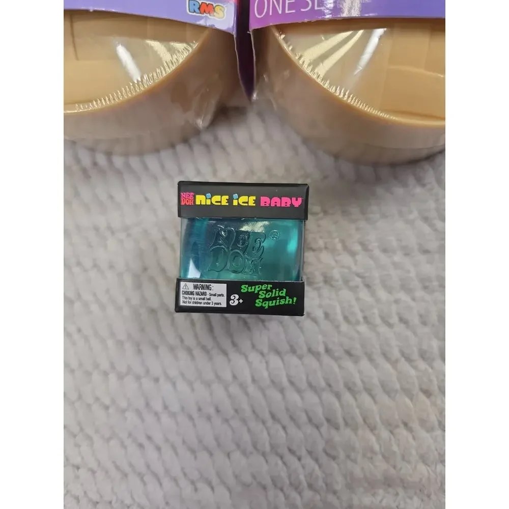 Mystery Dumpling Purple Holographic Lot Of 2 Viral RMS Needoh Nice Ice Baby Blue